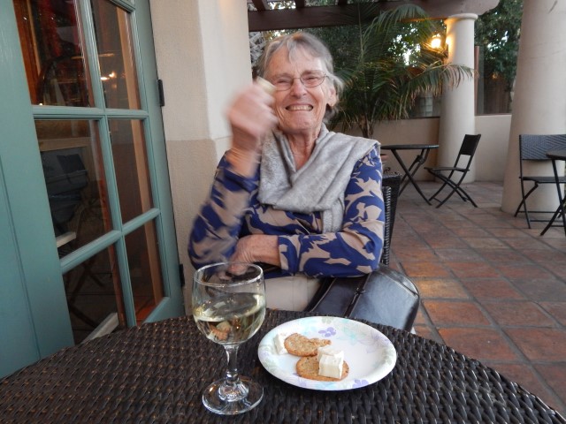 Cecelia snacking